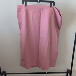 Ashley Stewart Pink Pencil Skirt